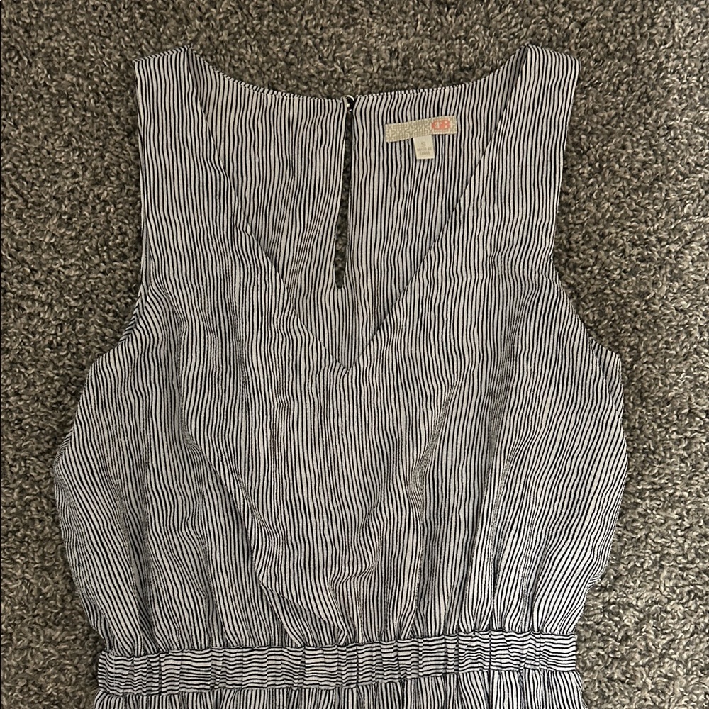 Gianni Bini Black and White Striped Dress